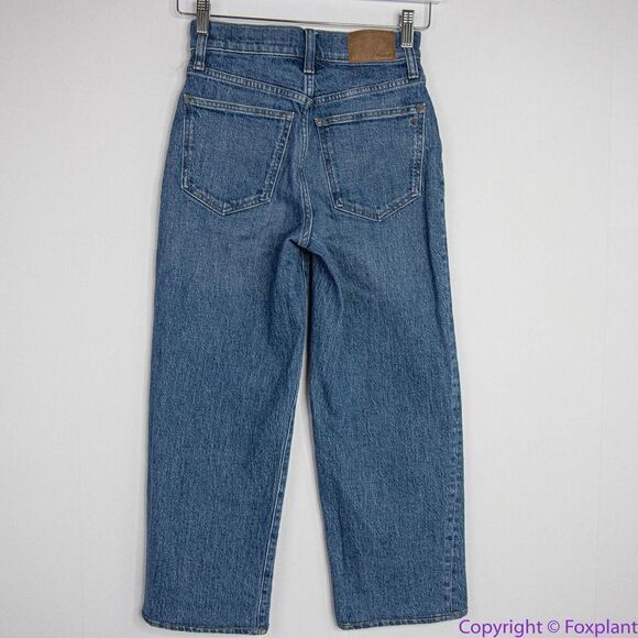NEW Madewell The Petite Perfect Vintage Wide-Leg Jean in Leifland Wash, 23P‎ - Picture 8 of 15